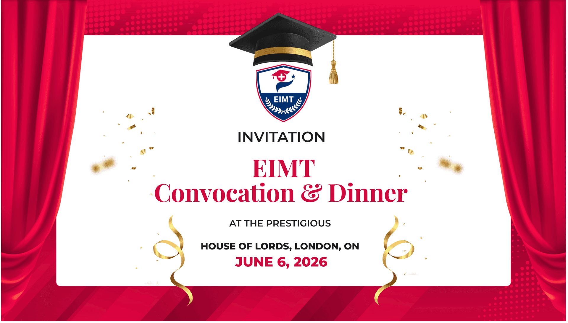 EIMT London Convocation — June 2026