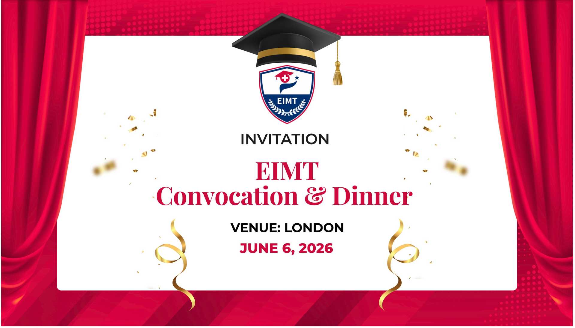 EIMT London Convocation — June 2026