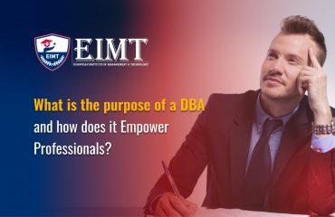 What is the purpose of a DBA and how does it Empower Professionals?