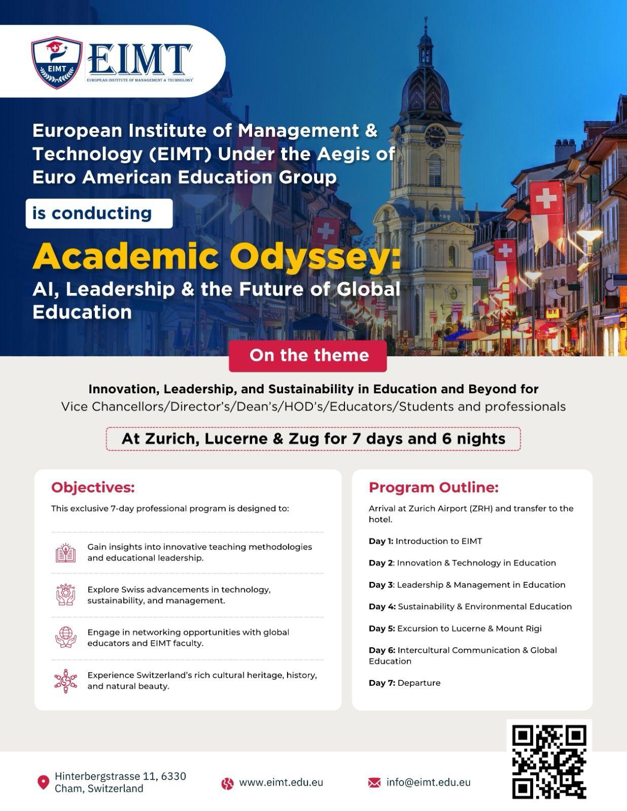 Academic Odyssey: AI, Leadership & the Future of Global Education
