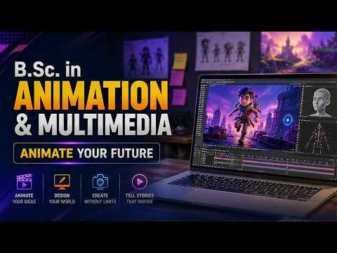 Bachelor of Science (B.Sc.) Animation and Multimedia intro video thumbnail