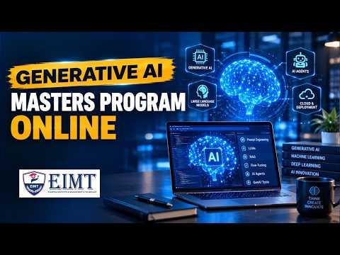 Generative AI Masters Program Online intro video thumbnail