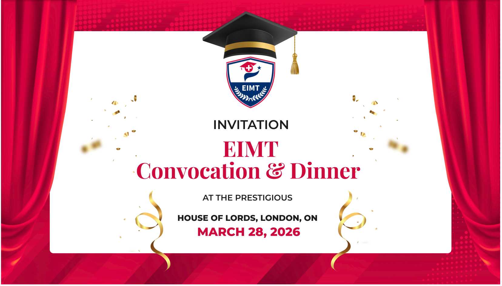 EIMT London Convocation — March 2026