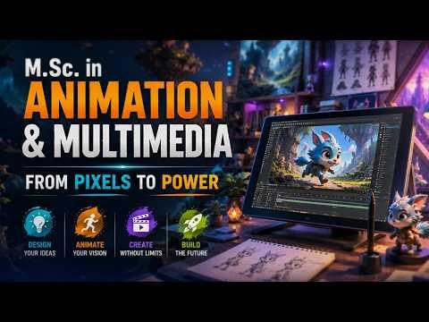 Master of Science (M.Sc.) Animation and Multimedia intro video thumbnail